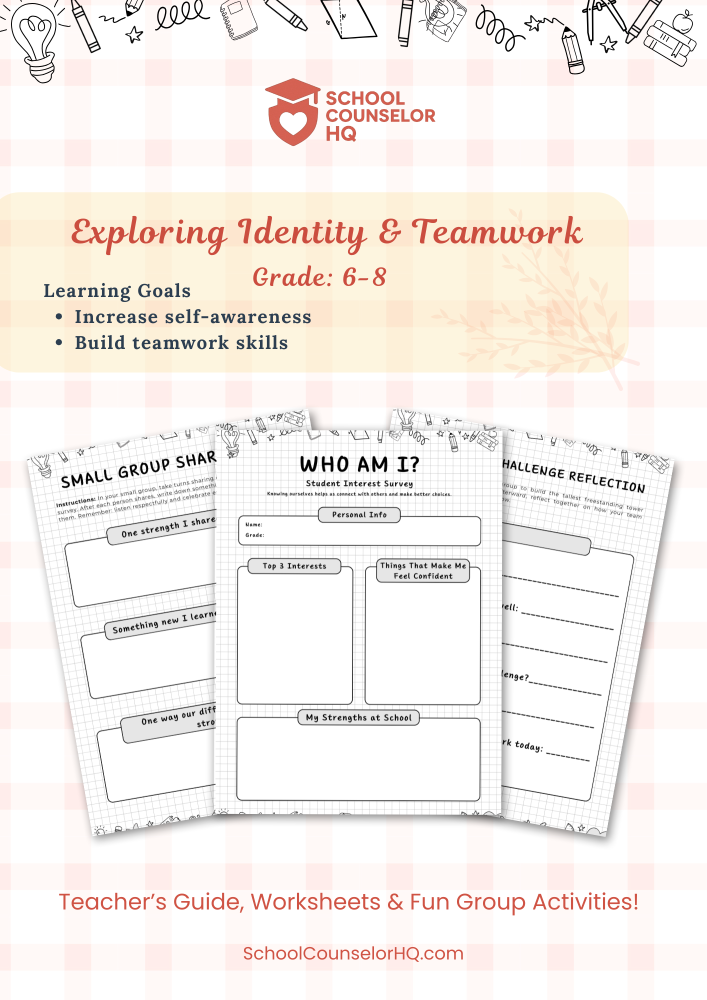 Exploring Identity & Teamwork by School Counselor HQ